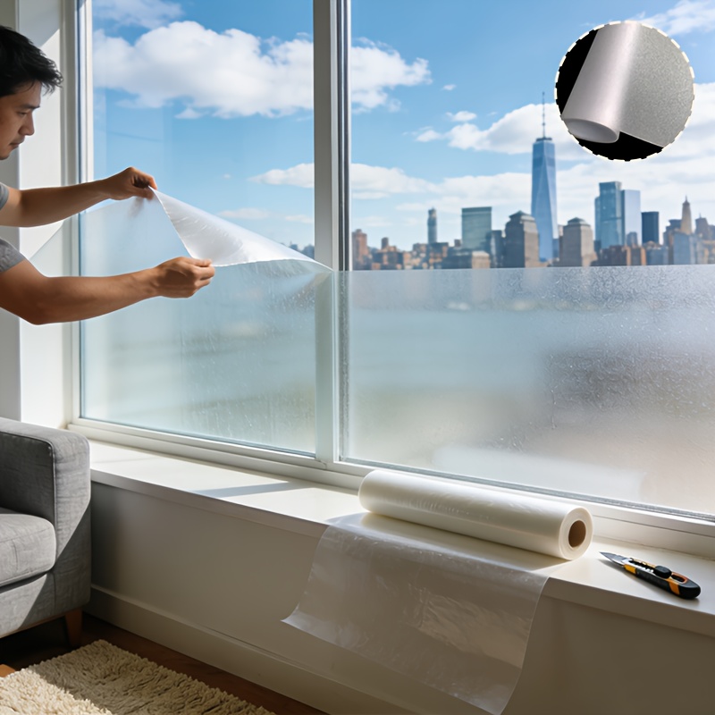 Matte Frosted Privacy Window F - Privacy Screen Protector ulasan dan harga