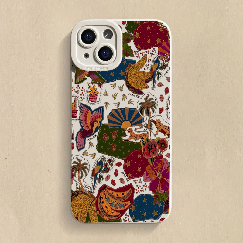 Floral Leopard Eyes Phone Case - Samsung Galaxy S25 ulasan dan harga