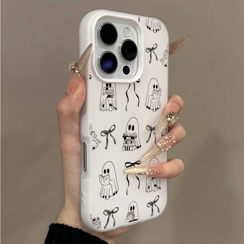 Cute Halloween Book Ghost Bow  - Apple Iphone 15 Pro Max ulasan dan harga