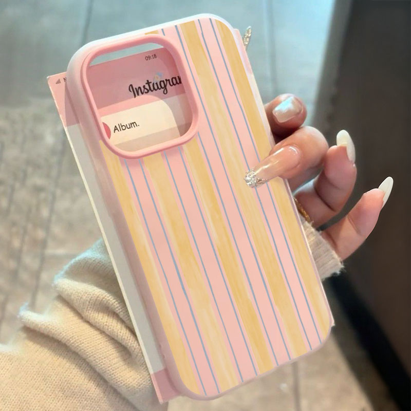 Stylish Yellow Striped Phone C - Samsung Galaxy S25 ulasan dan harga
