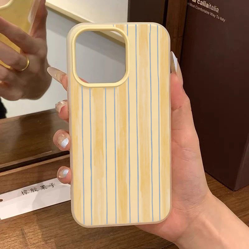 Stylish Yellow Striped Phone C - Samsung Galaxy S25 ulasan dan harga