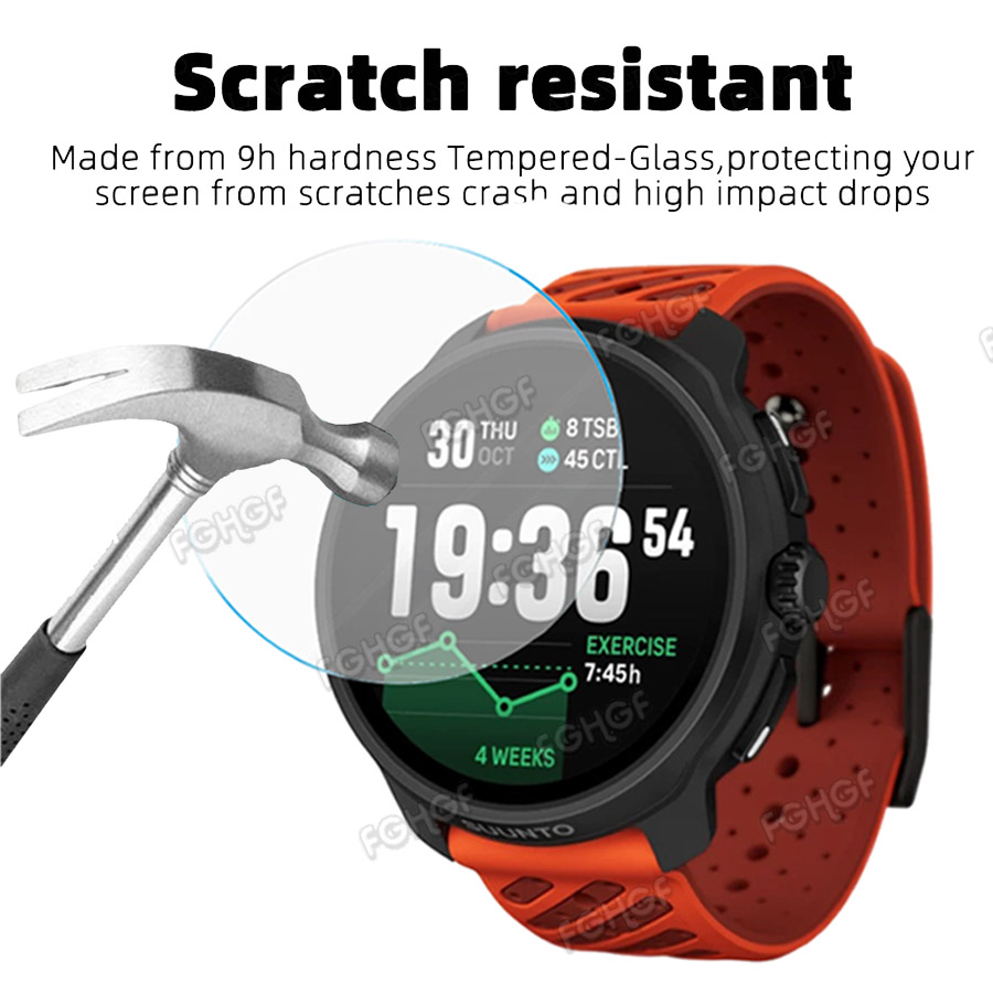 Tempered Glass Protective Film - Smartwatch Screen Film ulasan dan harga