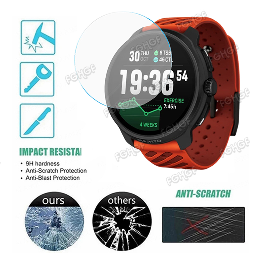 Tempered Glass Protective Film - Smartwatch Screen Film ulasan dan harga