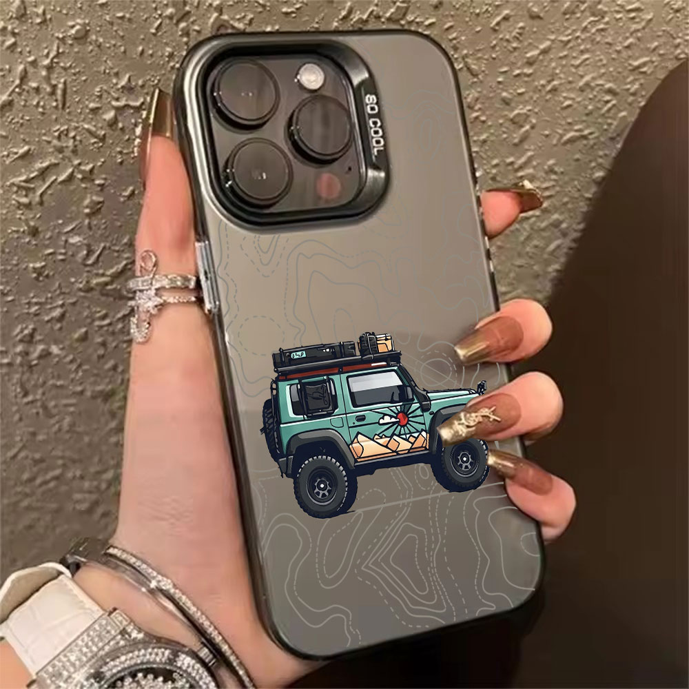 Simple Car Pattern Phone Case  - Apple Iphone 16 ulasan dan harga