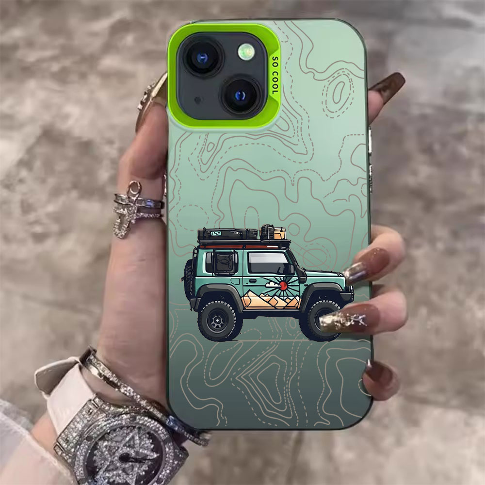 Simple Car Pattern Phone Case  - Apple Iphone 16 ulasan dan harga