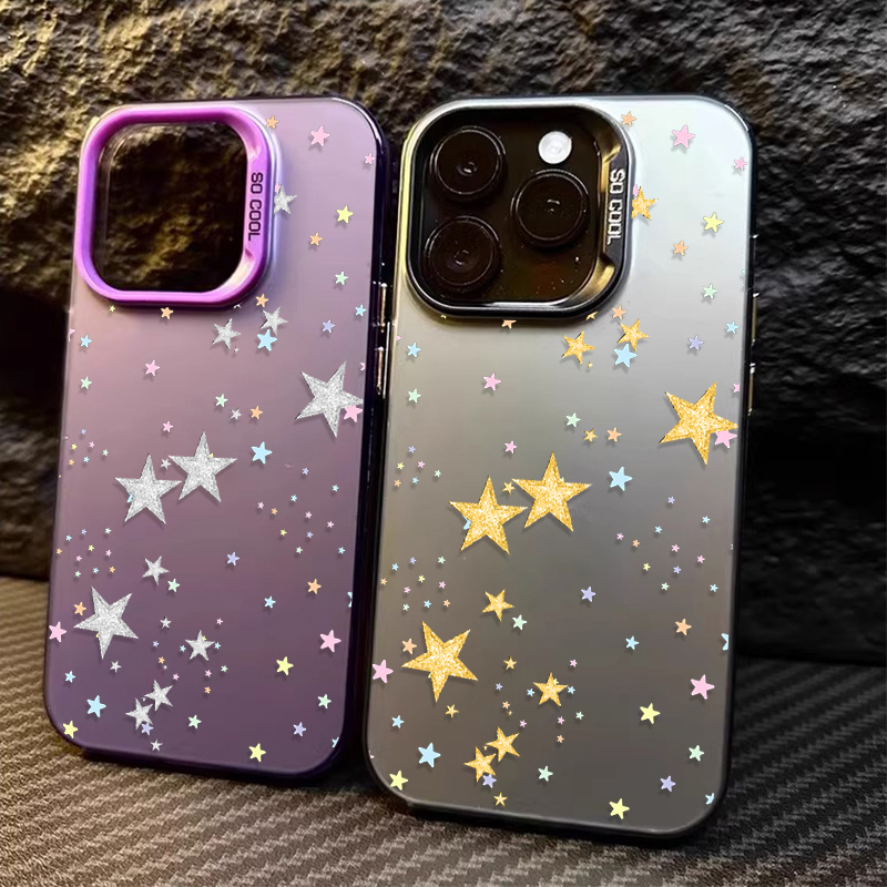 Colorful Star Pattern Matte Ha - Xiaomi Redmi Note 14 ulasan dan harga