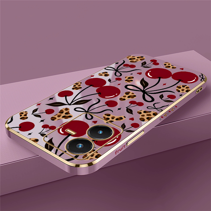 Print Cherry Case For Vivo V40 - Vivo V40 ulasan dan harga