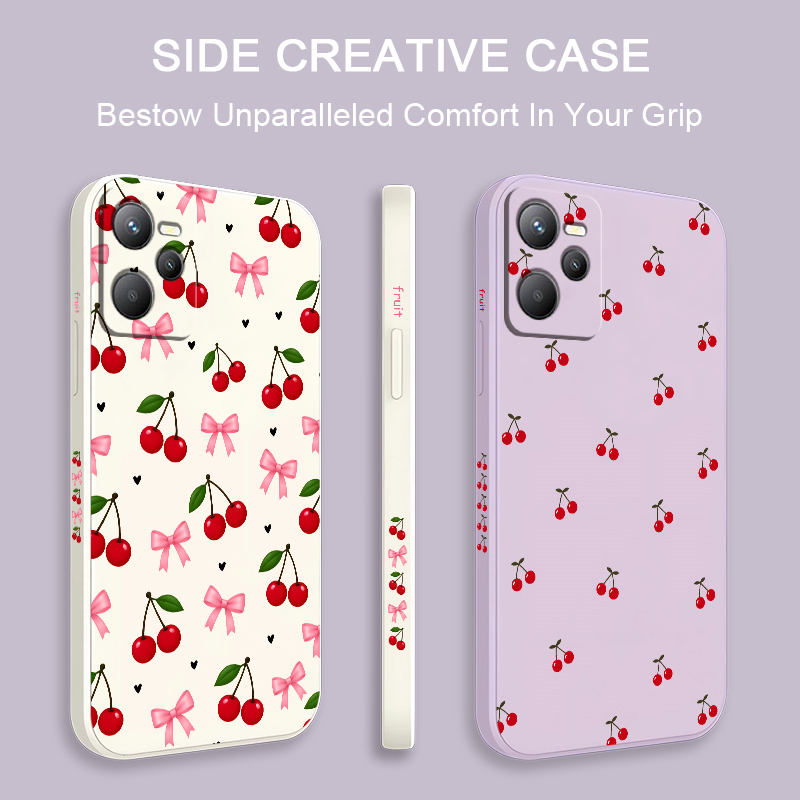 Cherry Print Case For OPPO Rea - Realme C67 ulasan dan harga